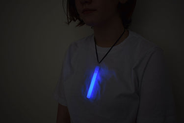 4 inch 10mm Blue Glow Sticks- 25 Per Package
